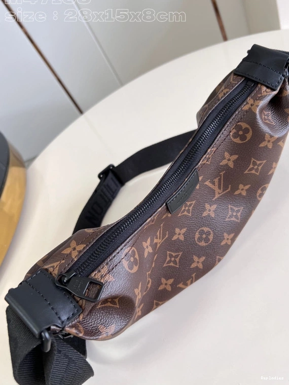 Rep ladies Hamac VUITTON Bag LOUIS PM-28.5*15*8CM 0815